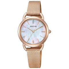 新品 [CITIZEN] 腕時計 wicca 限定モデル 替えバンド付き 2way 防水 ソーラーテック クリスマス ギフト 白蝶貝 ホワイト 白 ピンクゴールド グレージュ アナログ ビジネス シンプル 秒針 ソーラー KP6-065-21 レディース