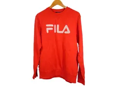 k05251105038　FILA　サイズ表記無し　Red　　トップス　スウェットorトレーナー　秋冬