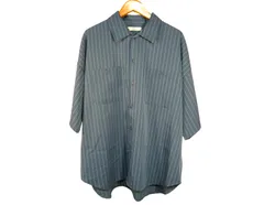 k05251105027　Discoat　Lサイズ　青×白　　トップス　半袖シャツ　春夏