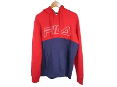 k05251105023　FILA　Mサイズ　赤×紺×白　　トップス　パーカー　秋冬