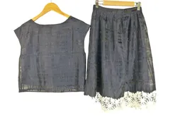 k05251105019　tocco closet　M?L　Navy　Mサイズ程度　オールインワンセットアップ　セットアップ　春夏