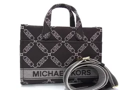 MICHAEL KORS マイケルコース ハンドバッグ GIGI トートバッグ 30F3G3GC7J CHOC MULTI （ブラウン系） キャンバス レディース 2WAY ゴールド金具 新品未使用展示品