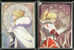 극장판 Fate/Grand order 신성 원탁 영역 카멜롯 예매 특전 전편 제4탄 폴더 첨부 클리어 인물 사자왕&모드 레드 제4탄