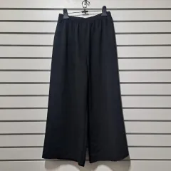 レディース ブラック バンディング ワイドパンツ 66/クローゼットデコレーション