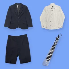 【美品】 hiromichi nakano ヒロミチナカノ 男の子 フォーマルスーツ 4点セット 110 卒園 入学