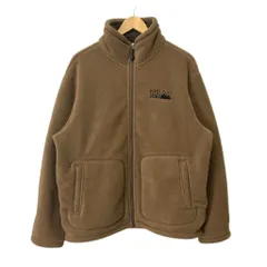 ファーストダウン FIRST DOWN フリースジャケット ブルゾン ジャケット ジップアップ LL ブラウン