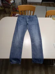 34 リーバイス513 コロンビア ウォッシュ ストレートスリムジーン 34-581