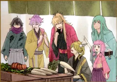 特刀剣乱舞-花丸-華ノ巻 来場者特典 色紙風かあど　八百屋 2週目