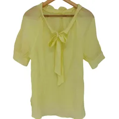 ノーリーズ NOLLEY’S シアーカールマイヤーボウタイブラウス レディース JPN：38 