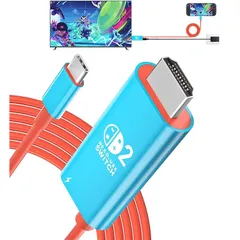 Switch 2 ドック【「21.2.0」対応】 純正直接に TV 出力 Hdmi Type-C スイッチ 4K&1080解像度/HDMI変換/ PD100w充電/直接にTV出力多機能 アダプター小型 遅延なし Switch 2/Switch OLED/ス 1