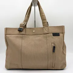 ✨良品✨ アニエスベー トートバッグ キャンバス A4 大容量 ブラウン