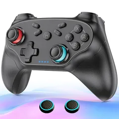 Switch2 コントローラー 互換 スイッチ コントローラー Switch1/2代?応 1000mAh大容量バッテリー TURBO自動連射機能 6軸ジャイロセンサー 4階段HD振動 Bluetooth 無線接続 人間工学デザイン PC/Android/I 1
