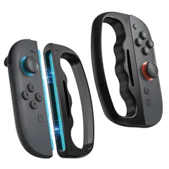 Switch2 Joy-Con用 フィットボクシング グリップ｜超軽量19g・傷防止マグネット固定｜シンプル＆コンパクト設計｜女性やお子様に最適 (ブラック) 1