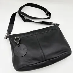 ✨美品✨ アニエスベー agnes b. ハンドバック ショルダーバッグ 2WAY 黒 チャーム レザー