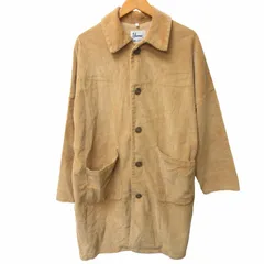 ヤーモ YARMO 20AW ロングステンカラーコート ジャケット コーデュロイ YAR-20AW 茶系 ブラウン 42 Lサイズ 0314のサムネイル