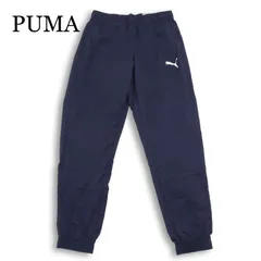 【新品 未使用】 PUMA プーマ ロゴ★ dryCEL 吸水速乾 ジョガー パンツ Sz.L メンズ ネイビー トレーニング
