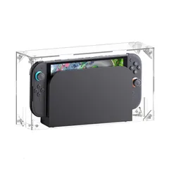 Blitzowl Switch 2 用 ドックカバー スイッチ2 防塵 ほこり防止カバー ダスト防止 高透過性 アクリル製 保護ケース 耐衝撃 収納便利 1