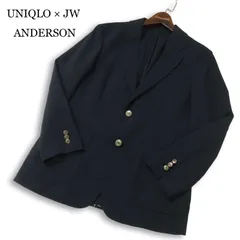 美品 25SS★ UNIQLO × JW ANDERSON ユニクロ JWアンダーソン 感動ブレザー★ テーラード ジャケット Sz.S メンズ 紺ブレ