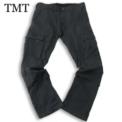 TMT ティーエムティー ビッグホリデー 通年 ストレッチ★ プリント カーゴ パンツ Sz.M メンズ 灰 グレーのサムネイル