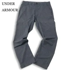UNDER ARMOUR アンダーアーマー 通年★ ロゴ スラックス パンツ Sz.34 メンズ 大きいサイズ ゴルフ