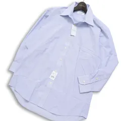 未使用品★ ELLE HOMME エルオム 通年★ 長袖 ボタンダウン ストライプ ドレス ビジネス ワイシャツ Sz.41-80 メンズ