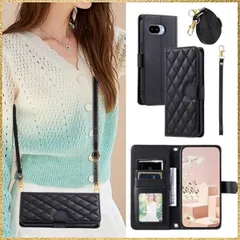 ☆彡送料無料でお届け☆彡ブラック_Pixel 9A Dahimomo For ピクセル9Aケース 手帳型 ショルダー Pixel9Aケース 財布型 ストラップ カード収納 スマホケース グーグルピクセル9A 携帯カバー Googleピクセル9A ぐーくるぴくせ