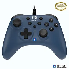【任天堂ライセンス商品】ホリパッド TURBO for Nintendo Switch? / PC ネイビー【連射ホールド機能搭載】