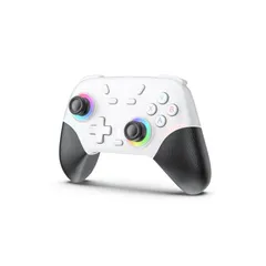 Switch2 コントローラー 【2025年限定 NEWモデル】 Newluck PS4コントローラー Switch1/2代用スイッチ ハンドル 背面ボタン付き 高耐久ボタン マクロ機能 LED RGBライト 重力感応 TURBO連射機能 トライモード接続 1