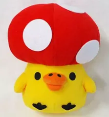 【中古】ぬいぐるみ キイロイトリ ぬいぐるみ～きのこVer.～ 「森のリラックマ」 一番くじ ラストワン賞