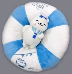 [중고] 봉제인형 만조쿠 씨 납량경 쿠션 [이치 반 쿠지 고양이 아츠메 ~ 룬룬 여름 ~] A 상