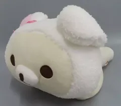 【中古】ぬいぐるみ ホワイト うさぎティータイム うつぶせぬいぐるみXL 「リラックマ」