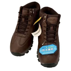 未使用 Golden Bear ゴールデンベア 防水ハイカットスニーカー 茶 GB-139 ウォーキング アウトドア 雨天対応 タウンユース メンズ 28cm