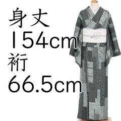 長尺□訪問着◇伝統工芸士『加納昭一』小紋柄横段□◇袷正絹着物◇HH12 