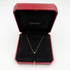 極美品 カルティエ ダムール ネックレス ピンクサファイア K18PG 証明