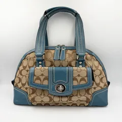 コーチ  シグネチャー ターンロック ハンドバッグ レディース COACH