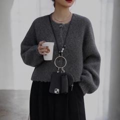 新品】ZUCCA ブラック コインケース・小銭入れ ストラップ付き - メルカリ