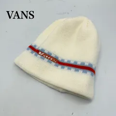 VANS 00s y2k archive acryl knit cap beanie ヴァンズ バンズ 旧ロゴ 日本製 アクリルニットキャップ 帽子 ビーニー 美品 アーカイブ オールドのサムネイル