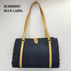 BURBERRY BLUE LABEL y2k archive NOVA piping denim hand shoulder bag バーバリーブルーレーベル デニム ショルダー ハンドバッグ ノバチェック パイピング 定番 名作 平成
