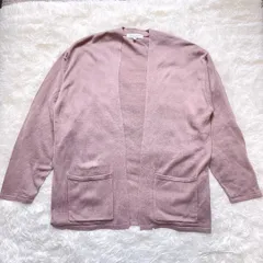 【美品】ユナイテッドアローズ カーディガン M ポケット 無地 ピンク