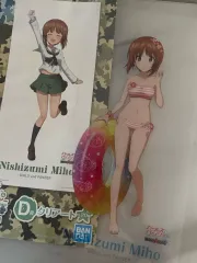 ガールズ アンド パンツァー 30cm 西住みほ 水着 クリア ポスター 一番くじ