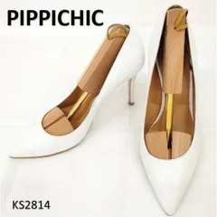 ピッピシック　美品　ポインテッドトゥ　本革　レザー　EU37.5　ピンヒール