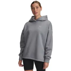 アンダーアーマー レディース トップス Tシャツ フリース パーカー Womens Under Armour Loose Fit Armour Fleece Hoodie Mod Gray Full Heather グレー