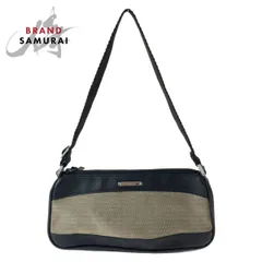 美品 GUCCI グッチ ブラック ブラウン シルバー金具 キャンバス/レザー 92820 ハンドバッグ アクセサリーポーチ レディース 504903【中古】