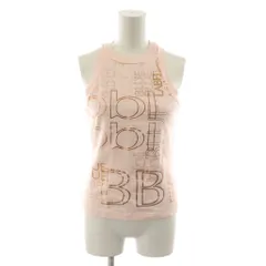 バーバリー ロンドン BURBERRY LONDON タンクトップ カットソー 38 ピンク ロゴ /RR