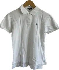 　Ralph Laurenラルフローレン　ポロシャツ　トップス　ホワイト　メンズ　160サイズ【Z1813】