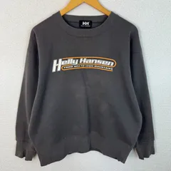 HELLY HANSEN ヘリーハンセン スウェット ロゴプリント グレー Lサイズ メンズ 古着 ストリート アウトドア
