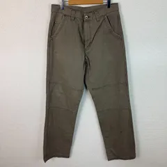 OLD UNIQLO ユニクロ ワークパンツ 無地 カーキ 85サイズ メンズ 古着 ワーク系 アメカジ シンプル
