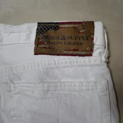 32 デニムアンドサプライ ラルフローレン ホワイトデニム
