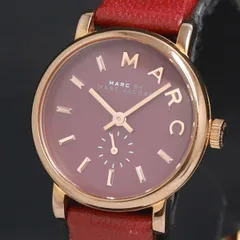 QZ マークバマークジェイコブス MBM1271 赤文字盤 レディース腕時計 2000000 NSK KRK