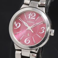 美品 稼働品 SEIKO 箱付 ルキア 赤文字盤 ソーラー レディース - メルカリ